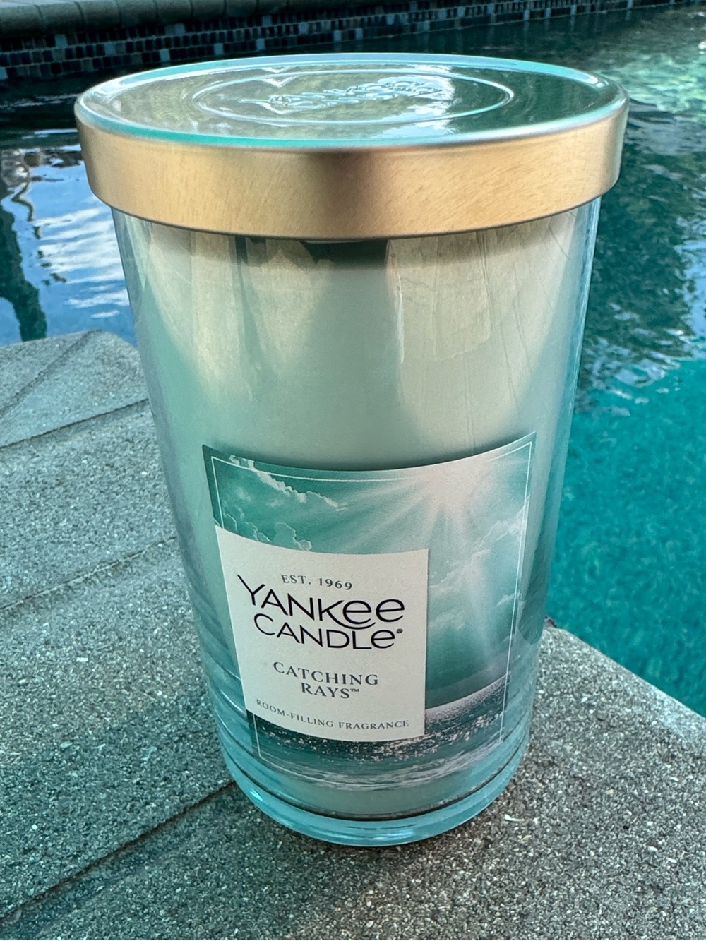 Yankee Candle Pillar Candle Catching Rays